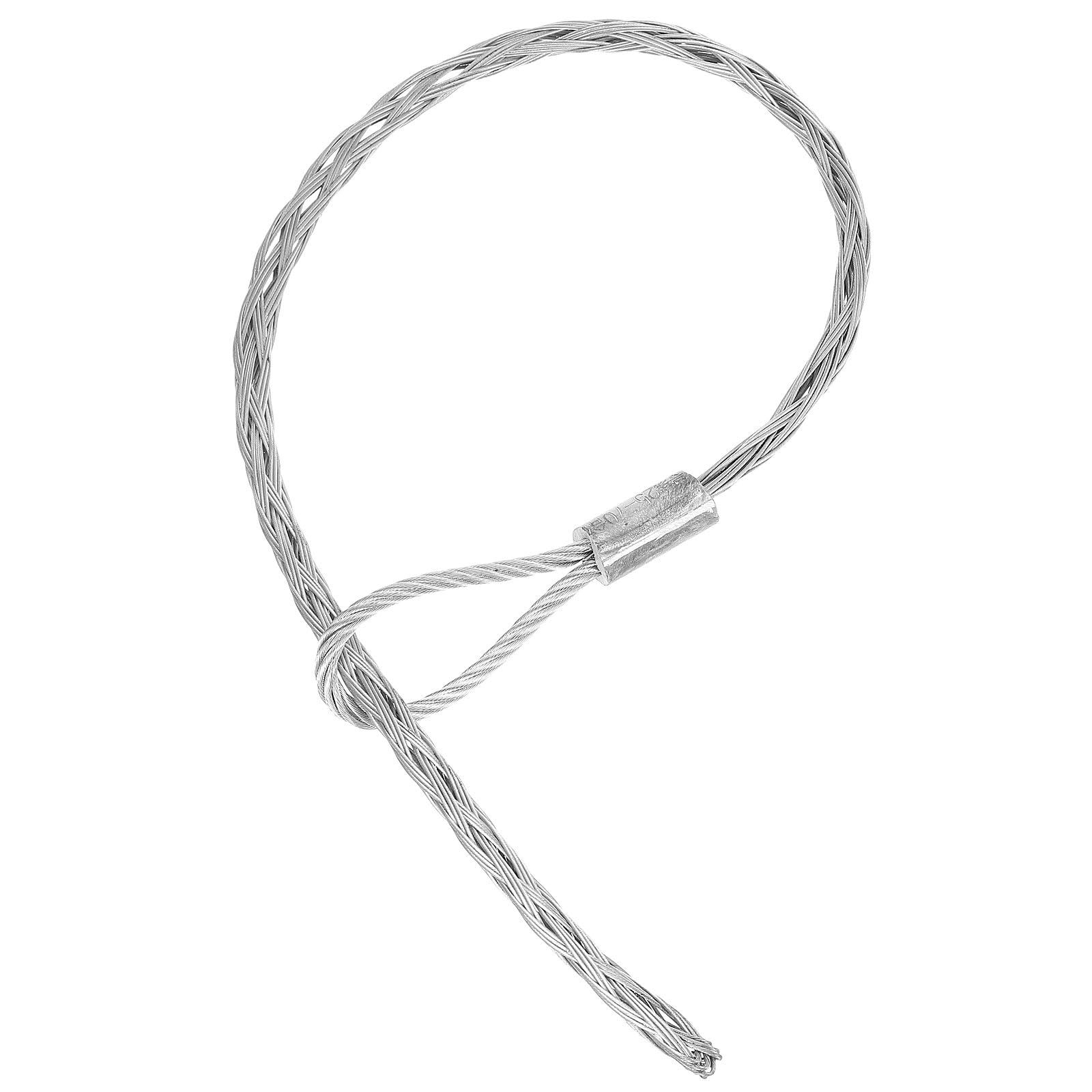 PATIKIL 13-20mm Cable Pulling Wire Socks 43.31" Long Grip Socks Net Galvanized Steel Wire Pulling Grip Mesh Puller Socks Grip Tool for Elastic Wire Cable Rated Load 2000 kg (4409 Lbs)