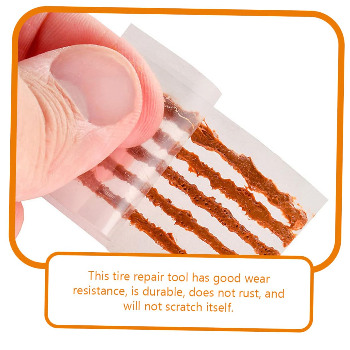 Toyvian Professional Tire Repair Kit 1 Set of Tire Puncture Repair Kit for Bicycle Easy to Use Stainless Steel Material