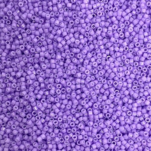 Miyuki Delica 11/0 Seed Beads - Glass Beads Bulk 5 Grams & Size 1...