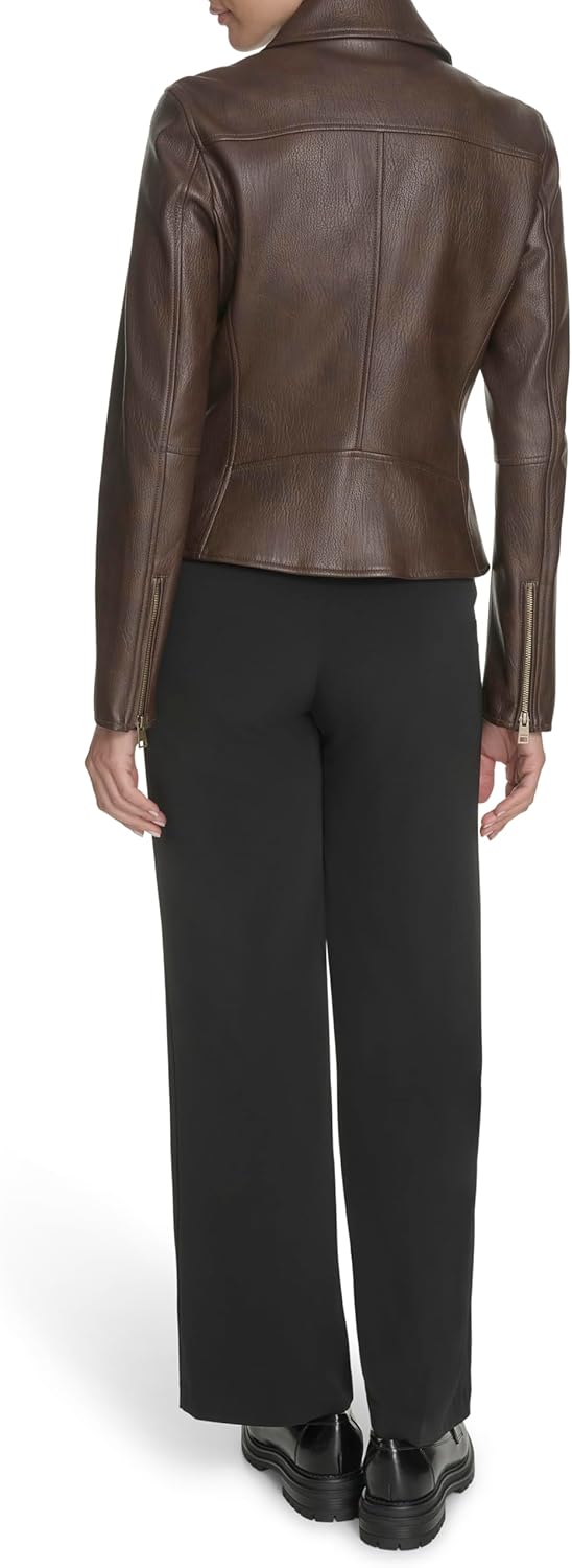 Womens Laydown Collar Racer Jacket - image 4