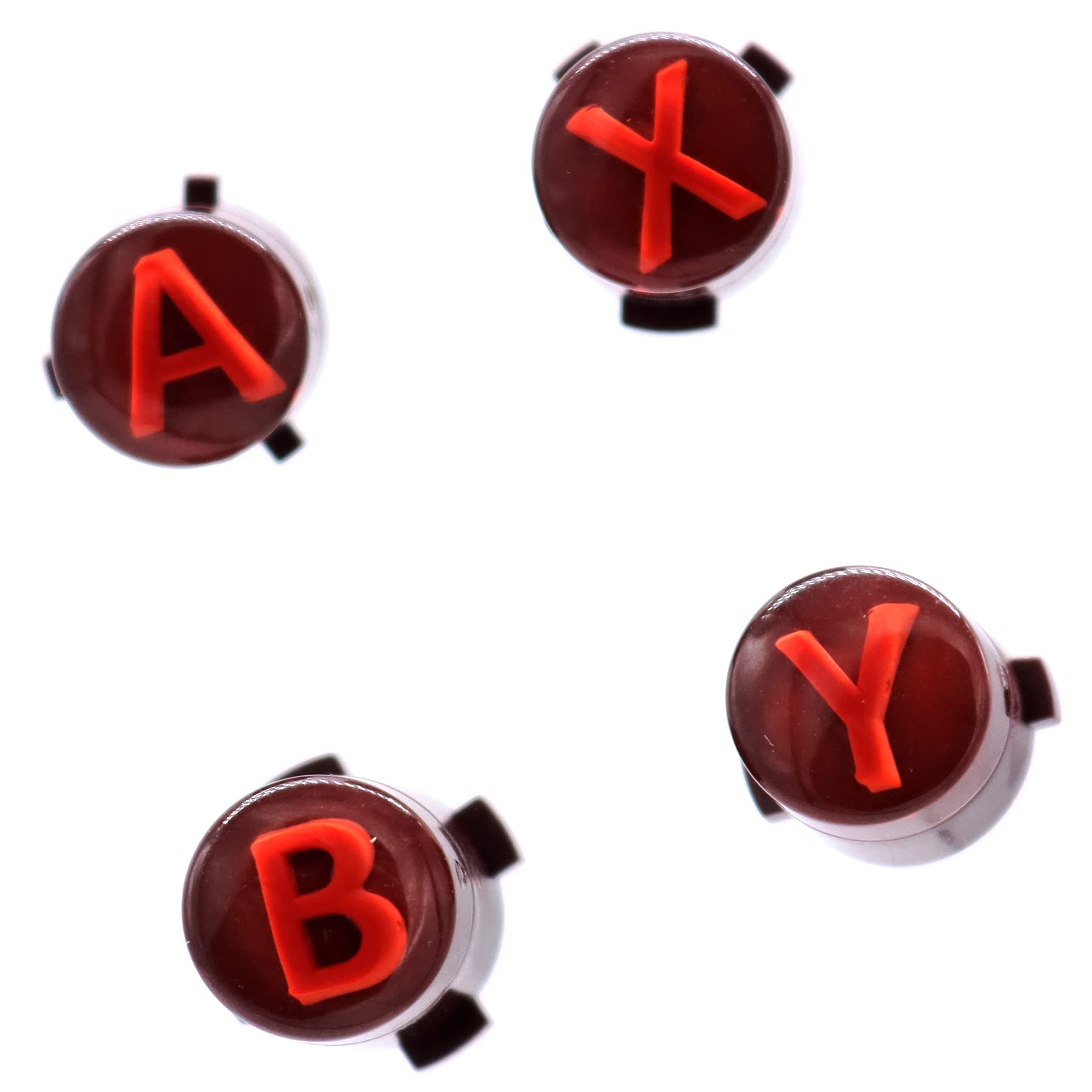 Deal4GO Plastic ABXY Buttons Set Replacement for Xbox One Controller Button Mod [Pink]