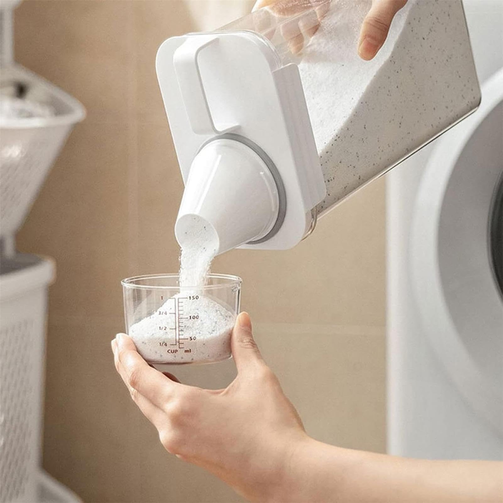 Dispenser Per Detersivo In Polvere - Contenitore Ermetico Con