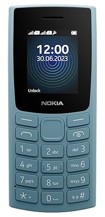 Nokia 110 with Built-in UPI App and Scan & Pay Feature, MP3 Player, Rear Camera, Long-Lasting Battery, and Voice Recorder | Blue - image, photos