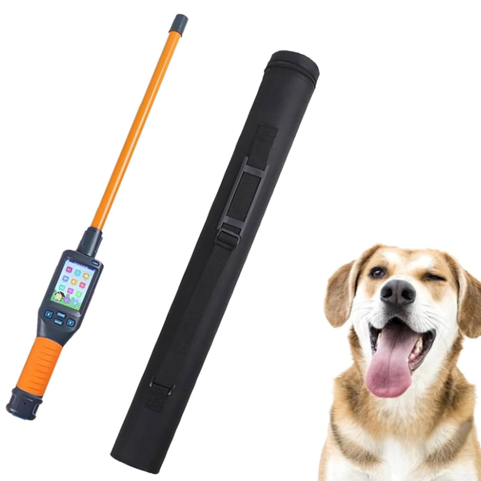 Scanner per Etichette Auricolari per Animali con Display LCD, Lettore di Microchip per Animali Domestici, identificatore Universale Portatile di Tag RFID, Memoria Fino a 20000 Dati