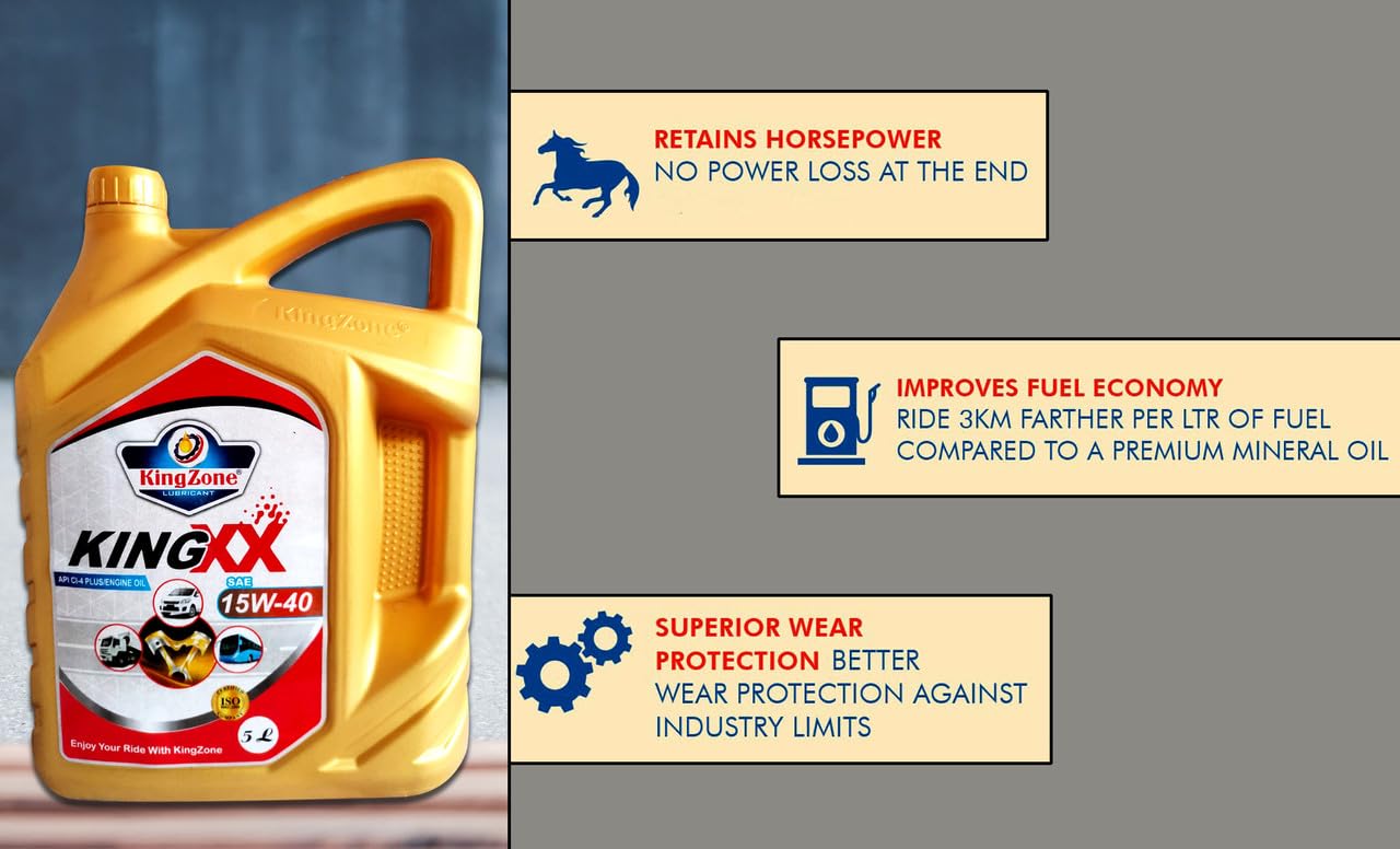 KingZone LUBRICANT KingXX SAE15W-40 API CI-4 Plus Engine Oil (5
