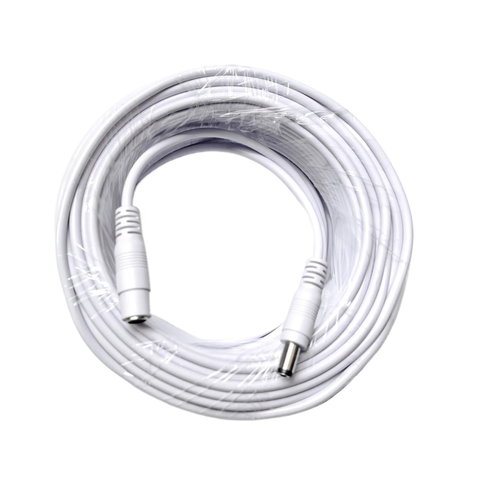 DC-Verlängerungskabel, 3 m, 5 m, 10 m, 20 m, 30 m, 5,5 x 2,1 mm, Buchse auf Stecker, for 12 V, 5 V, 24 V, Netzteilkabel, Heim-CCTV-Kamera, LED-Streifen(20 Meters)