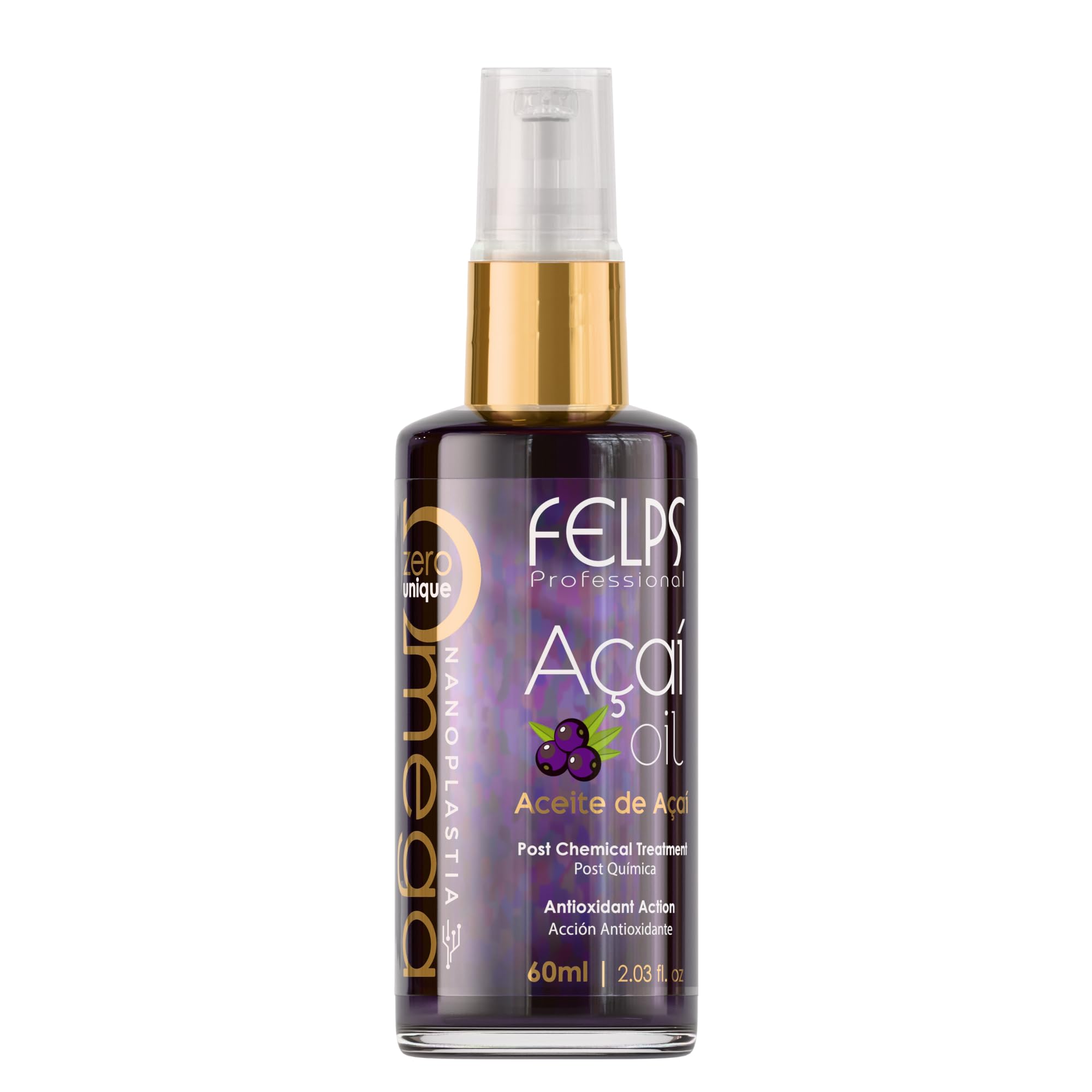 Amazon.com: Felps Omega Zero Acai Oil Repairing Hair Oil (60ml