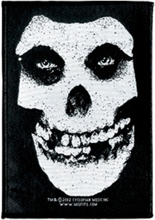MISFITS WHITE SKULL Patch