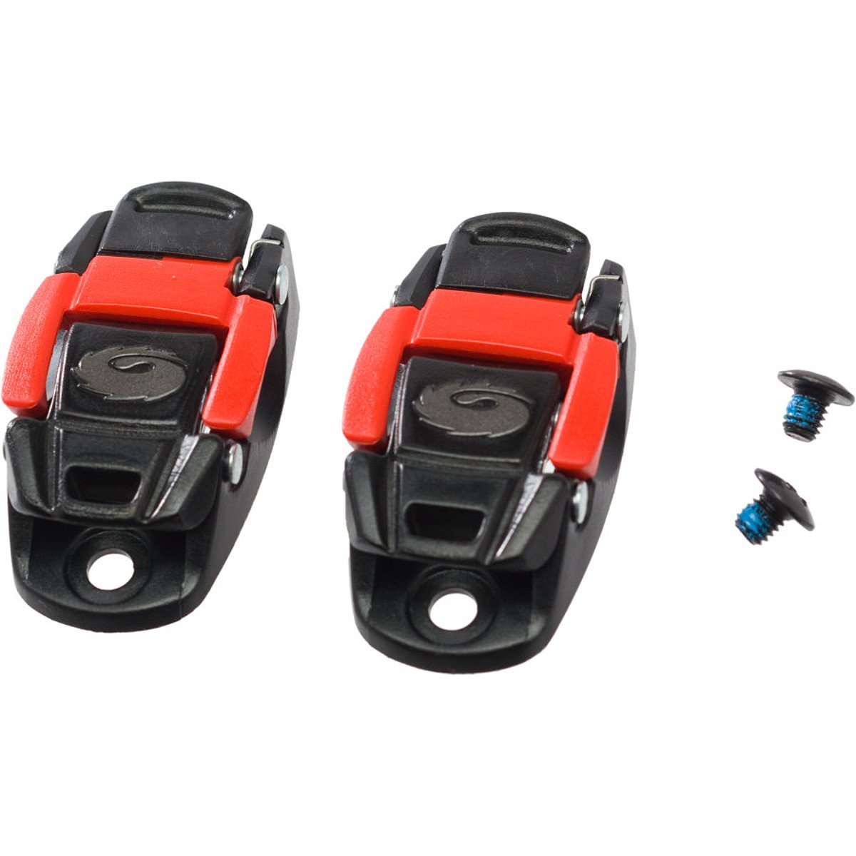 Sidi par de Cierres Caliper Buckle Negro-Rojo