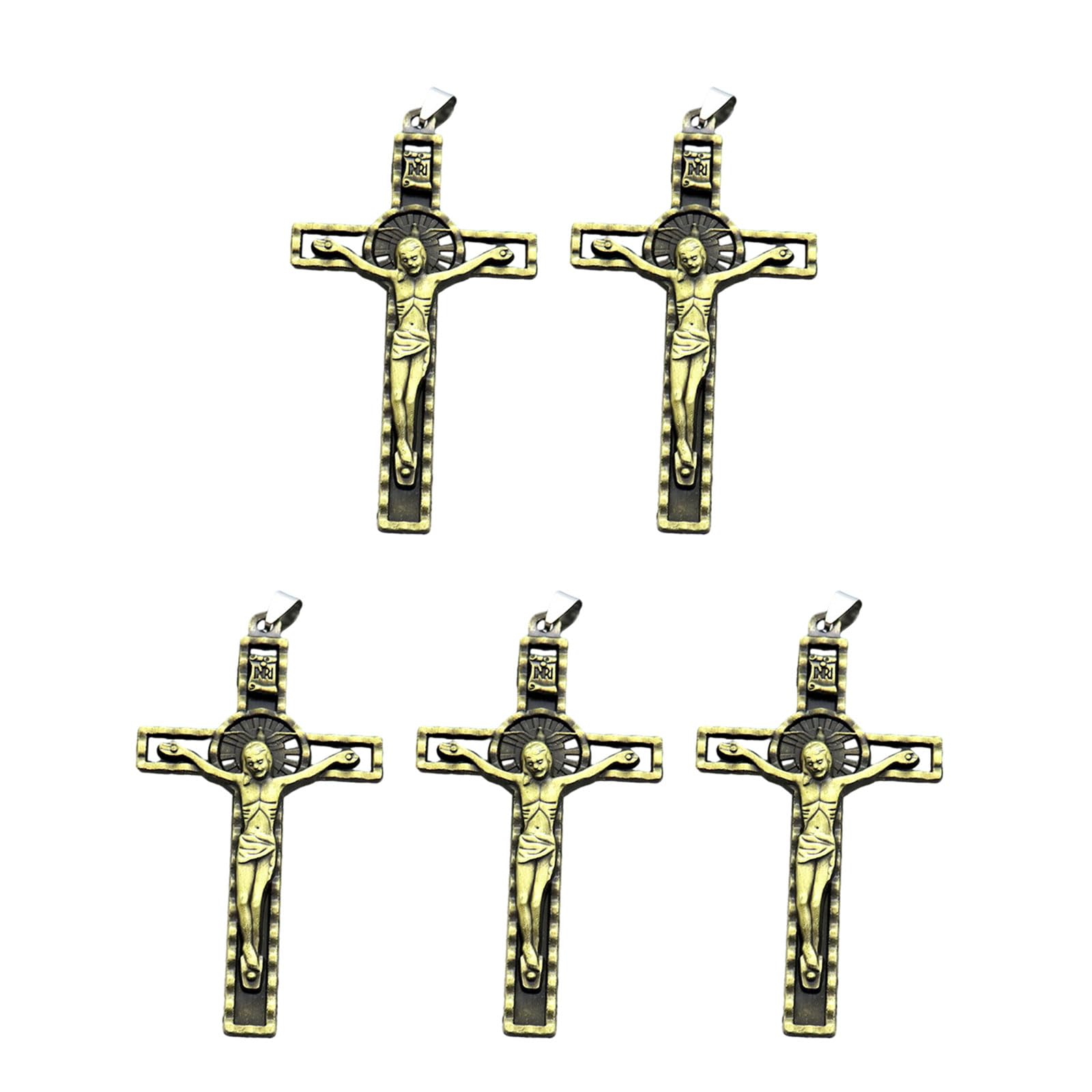 Elnwnnkc Cross Pendants Pattern for Jewelry Christs Cross Jewelry Finding Meaningful Friend, Givings Religious Pendants