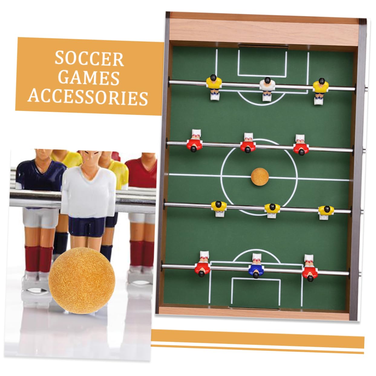 12piezas Bolas De Futbolín para Mesa De Reemplazo De Balones De Fútbol De Duradero Accesorios para Fútbol De Mesa