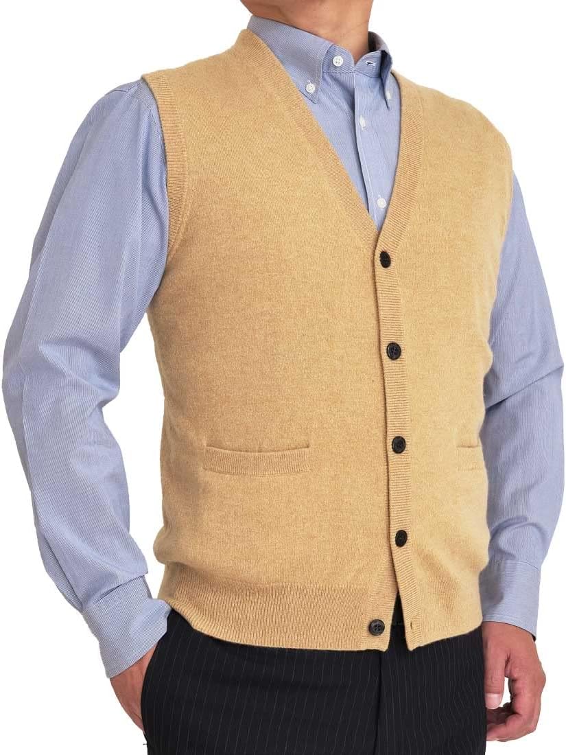 Amazon | [Zealzip] ジールジップ カシミヤ 前開きベスト 傘寿・米寿