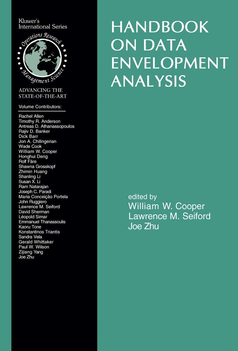 ビジネス・経済 Handbook on Data Envelopment Analysis Amazon.co.jp: Handbook on Data Envelopment Analysis (Intl Series