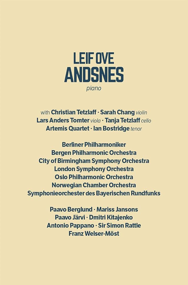 レイフ・オヴェ・アンスネス ／ワーナー・クラシックス録音全集 1990-2010 レイフ・オヴェ・アンスネス ／ワーナー・クラシックス録音全集