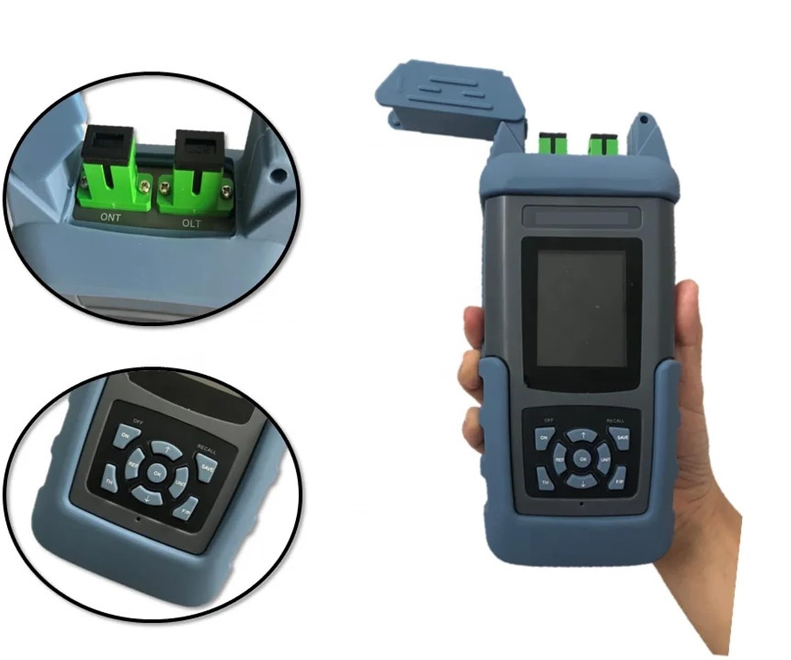 Probador de fibra óptica, Medidor de potencia óptica PON ST805C-X GPON XPON 1310 1490 1550nm