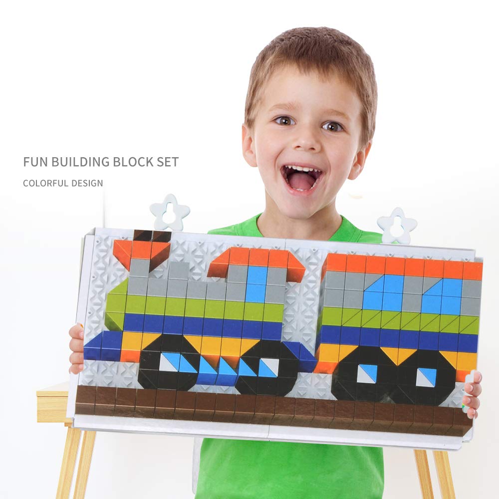 Vibgyor Vibes 240 Pc DIY Transportation Building Blocks Jigsaw Puzzle 4