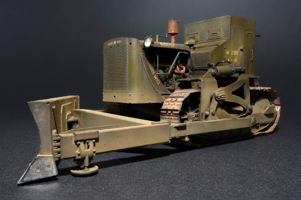 MiniArt Models U.S. Armoured Bulldozer Model Kit (1:35 Scale)