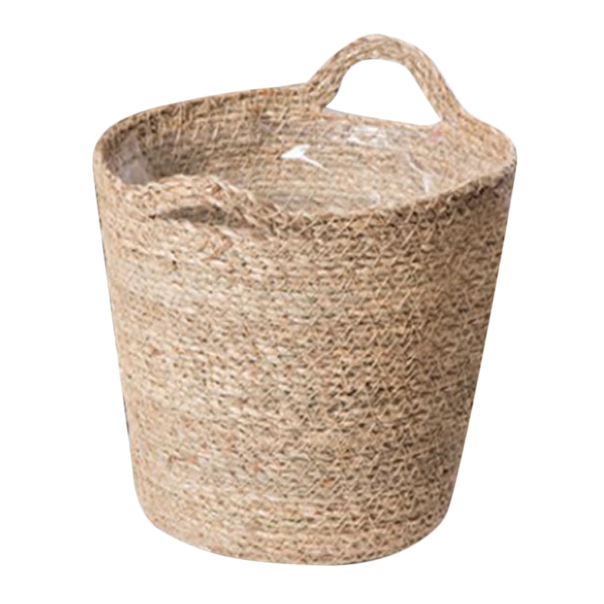 BESPORTBLE 3stücke Geflochtener Blumentopf Handgefertigter Runder Pflanzkorb Für Innenräume Vielseitig Einsetzbar Als Aufbewahrungskorb Oder Pflanzgefäß Aus Robustem Material Für