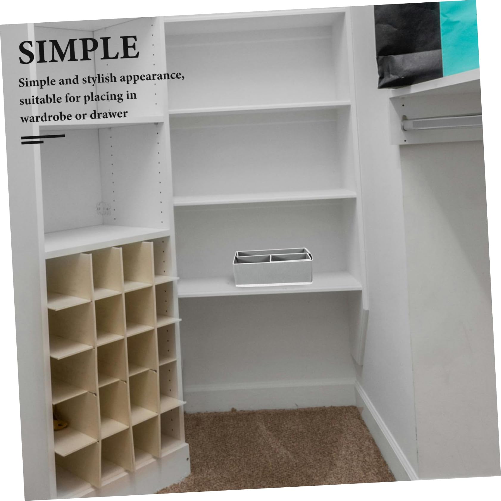 6stücke Teiliges Faltbare Schubladenorganizer Für Unterwäsche Bhs Leggings Platzsparende Aufbewahrungslösung Für Schränke Und Kommoden