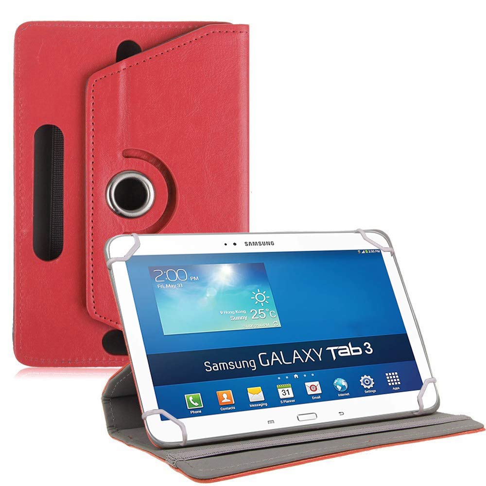 TGK Rotating Cover for Samsung Galaxy Tab 3 P5200 10.1 Inch (Red) 360 Degree Leather Rotary Swivel Stand Case (B07K2VLZ3R) Amazon Price History, Amazon Price Tracker