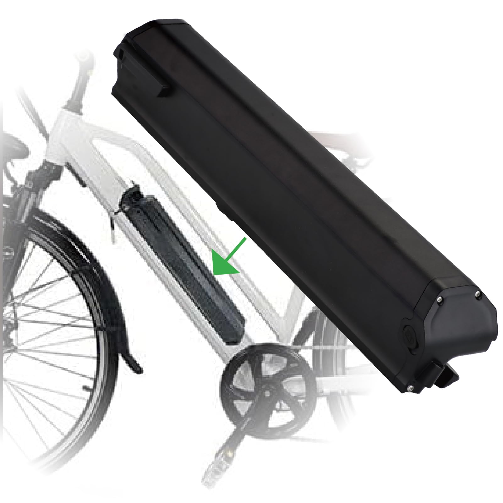 Akumulator ebike 36V 18Ah zamiennik akumulatora do roweru elektrycznego Dorado Plus skuter rowerowy Li-ion z ładowarką (36V 18Ah)