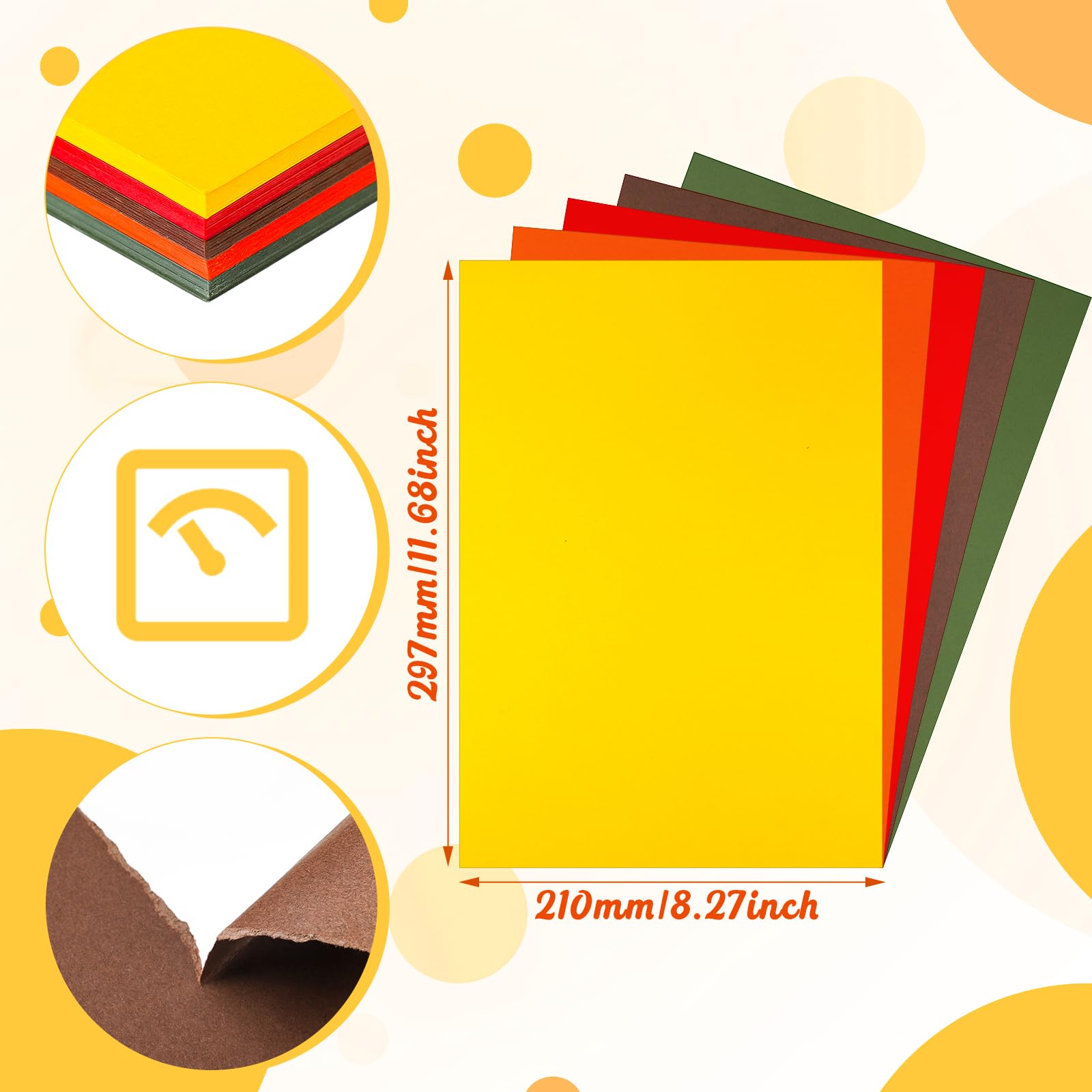 Autumn Fall Cardstock - 100 Sheets -2 Autumn Fall Cardstock - 100 Sheets -2