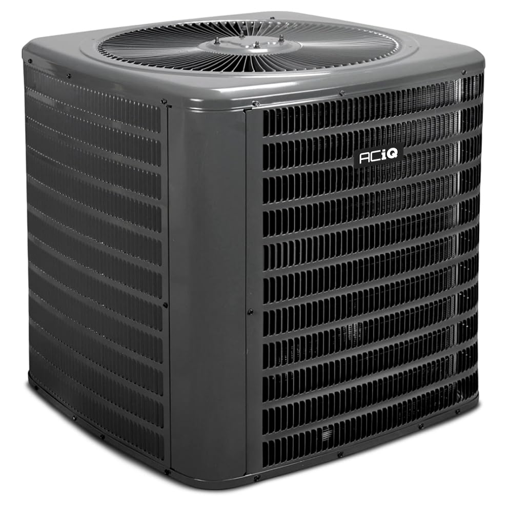 1HVAC 2 Ton 14.3 SEER2 Heat Pump Condenser - R32 Single Stage | 24000 BTU AC/Heating System