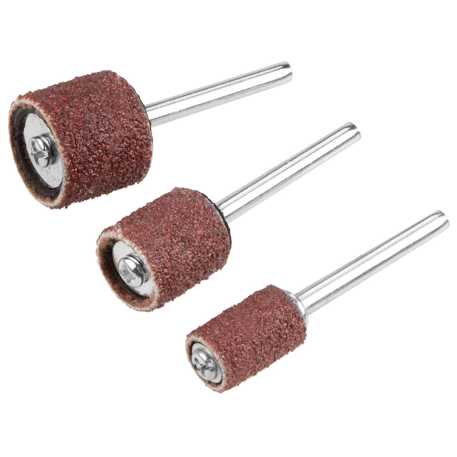 Starvest - Tamburo di levigatura con scatola di plastica, 329 pezzi con strisce di levigatura e 9 pezzi tamburo mandrino 1/2", 3/8", 1/4" per Dremel utensili rotanti