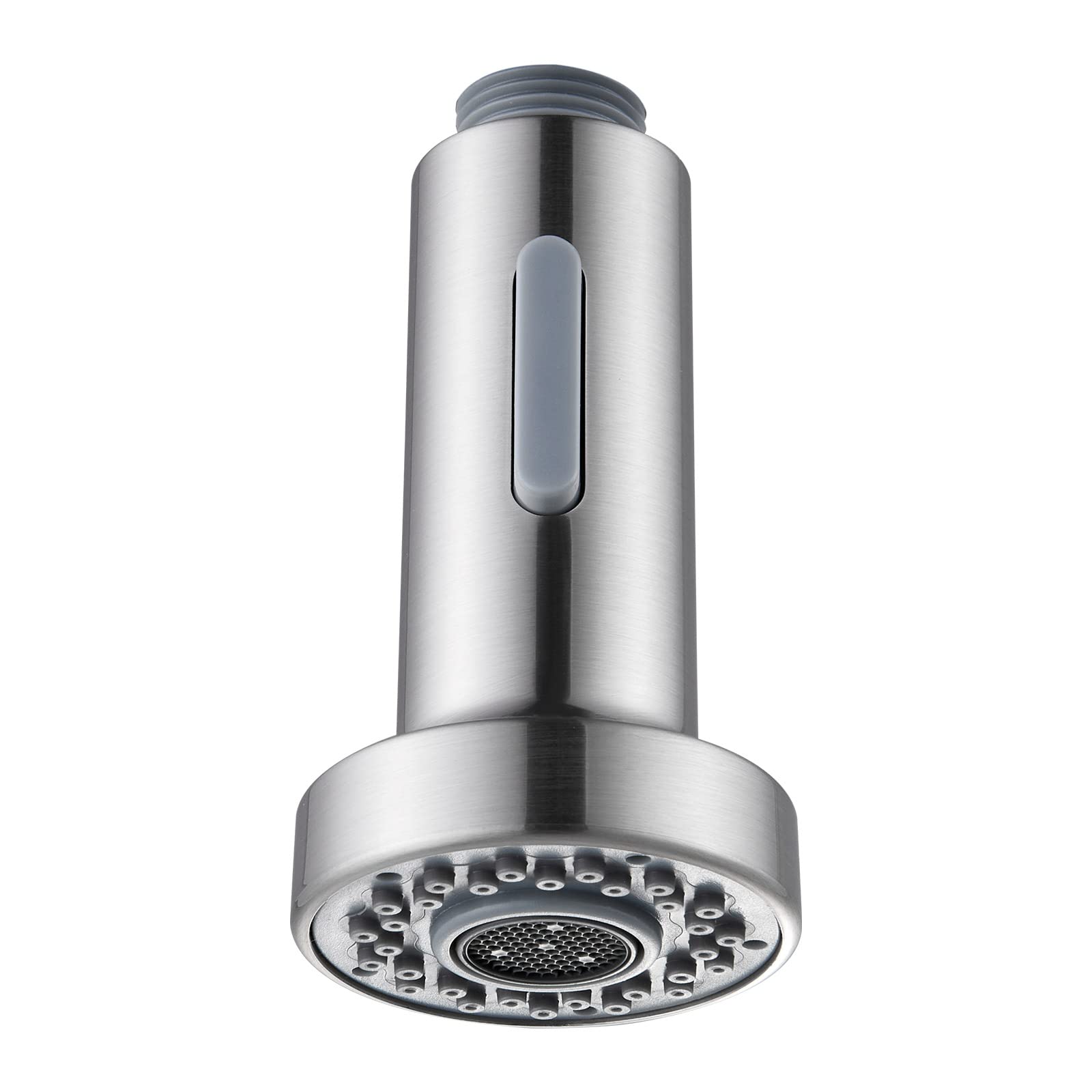 APLuseeKitchen Faucet Pull Down Sprayer Head, 2 Function Pull Out Sink Side Spray Nozzle Replacement Head, Brushed Nickel