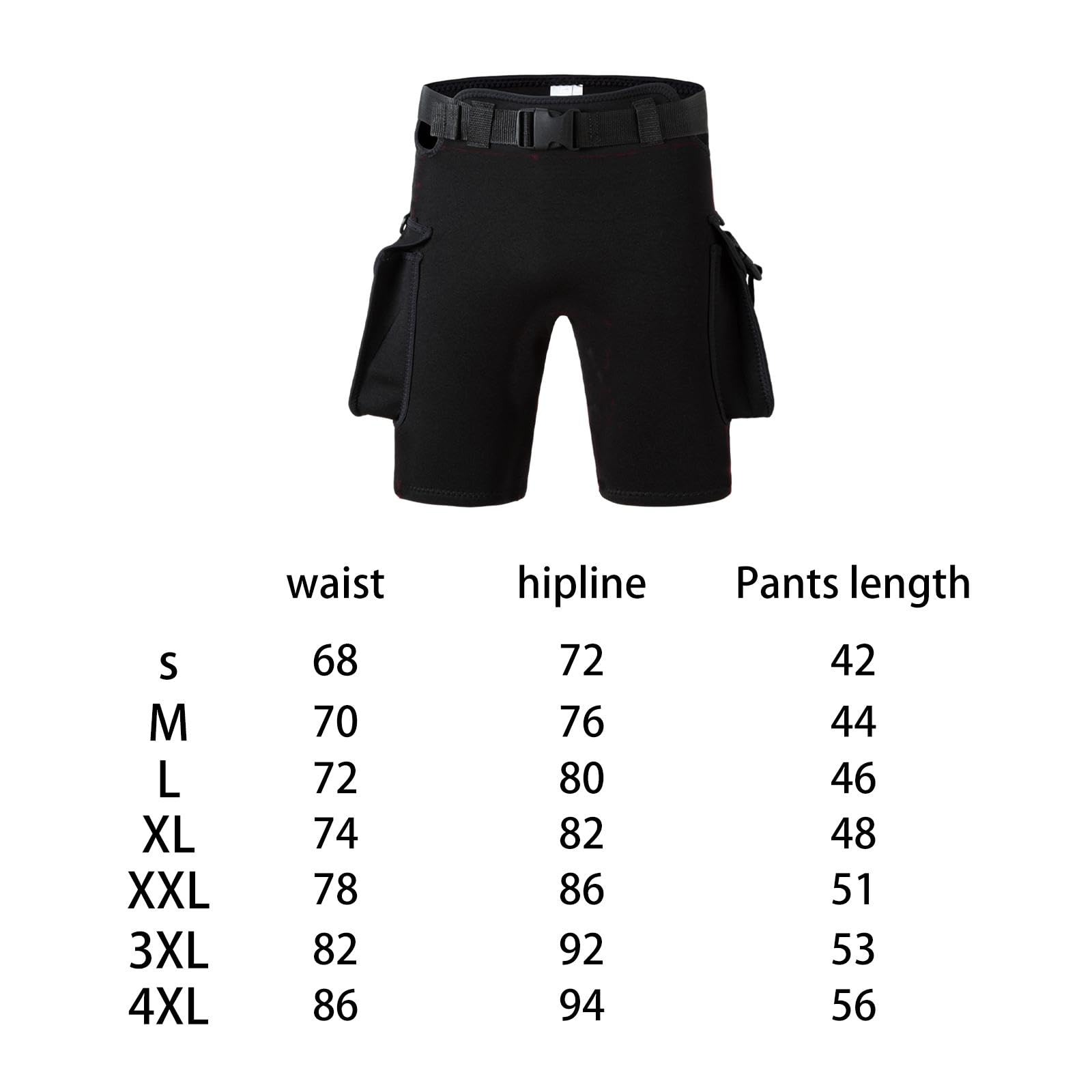 F Fityle Pantaloncini da Sub Attrezzatura da Bagno Attrezzatura da Cintura Regolabile Accessori Mute Pantaloni Pantaloni sommergibili per Sport Acquatici