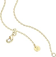 Vista 15 de PAVOI Collar de estación chapado en oro de 14 quilates, collares de capas de diamantes simulados, cadena de circonita cúbica para mujer