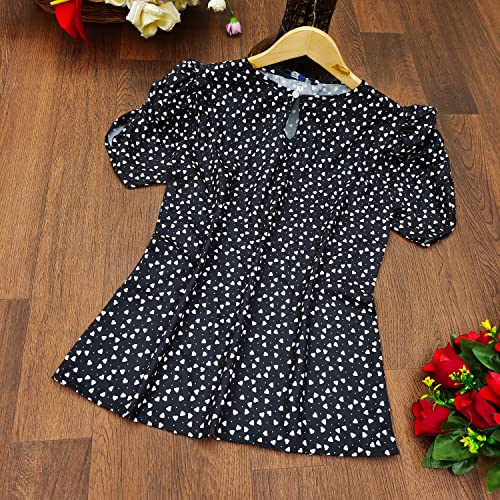 Image of Leriya Fashion Women Printed Slub Rayon Top with Half Sleeves for Office Wear, Casual Wear,Top for Women /Girls Top