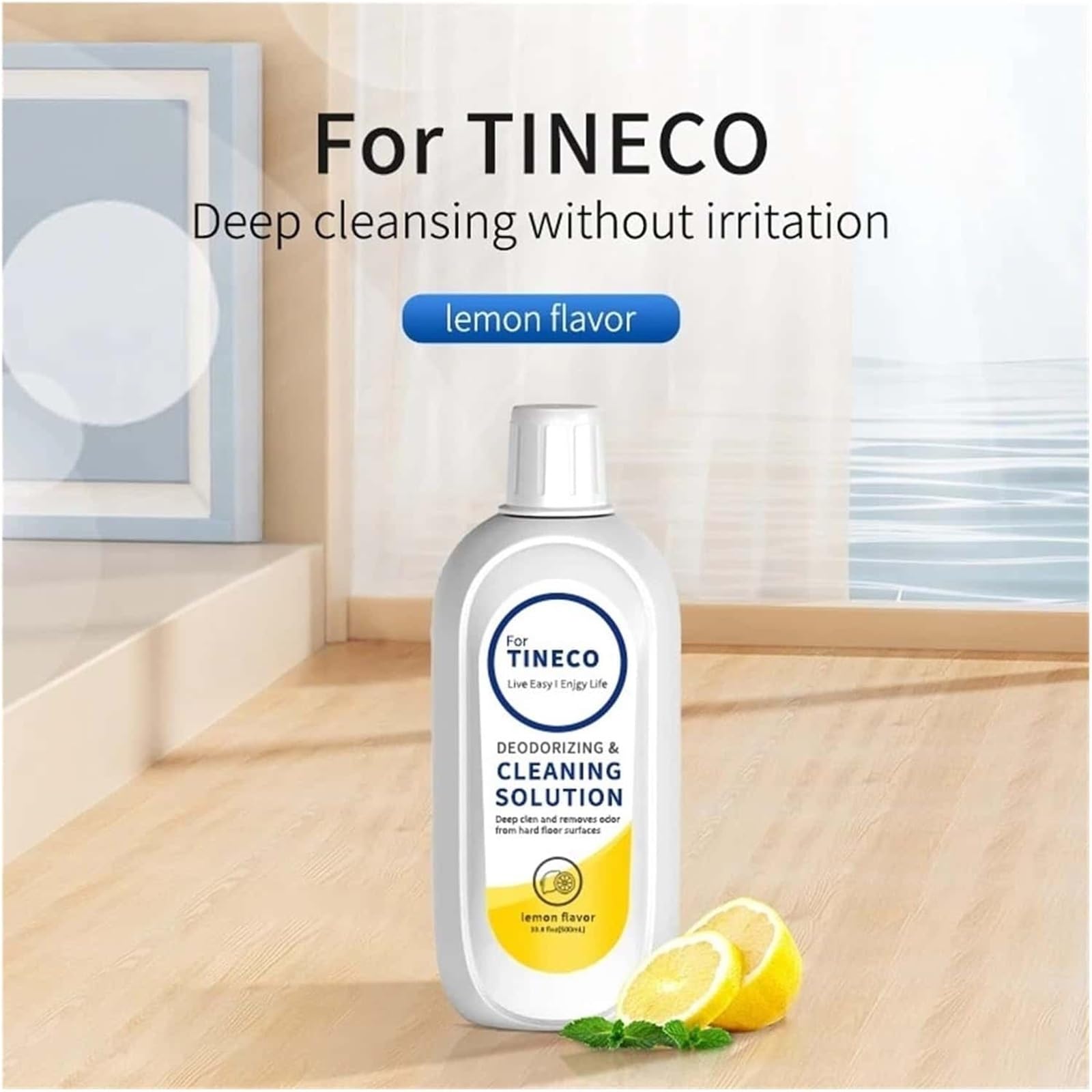 3 Pc Floor Cleaner Lemon 500ml Compatible avec Tineco Floor One S3/S5/iFloor/Breeze/S5 Combo/S7 Pro Vacuum Robot Parts