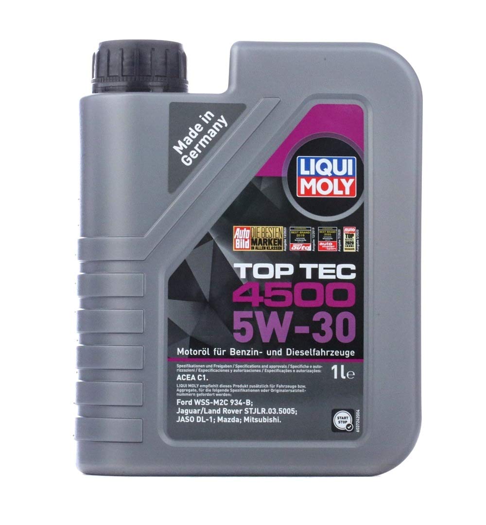 Liqui Moly Top Tec 4500 5W-30 1 Litre Otomotiv Bakım Ürünü