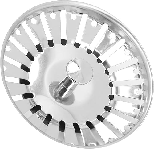 Miniatura 9 de Colador para fregadero de cocina, accesorios de drenaje, tapón de filtro para fregadero de 3.3 pulgadas, varilla de taza gruesa de acero inoxidable,