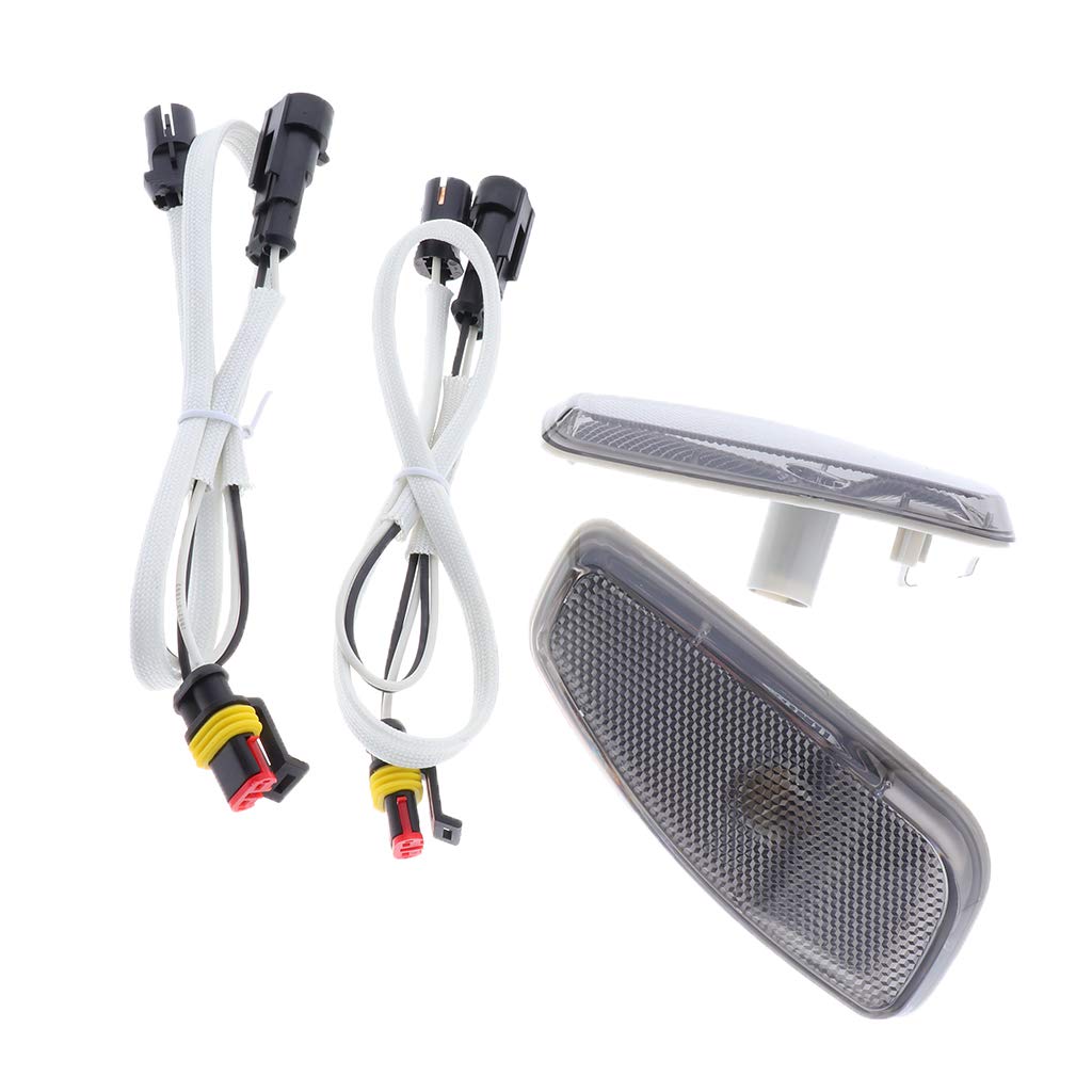 Indicatore di Direzione Laterale Laterale Indicatore di Direzione a LED per Modelli Renegade 3 - Nero + Bianco