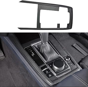 AOKIO Interior Center Console Gear Shift Panel Frame Cover Decoration Trim for Mazda CX30 CX-30 Accessories 2020 2021 2022 2023 2024 2025 for Left Hand Drive