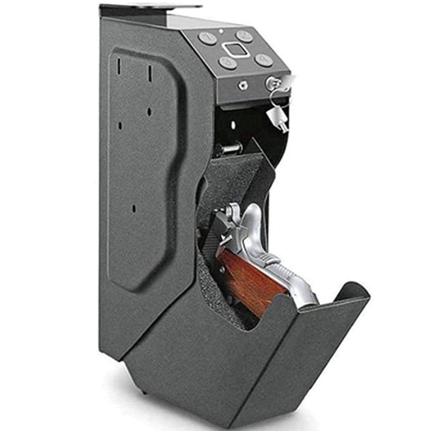 BOOSTEADY Supporto A Parete Per Pistola A 4 Slot, Supporto Per Pistola Adatto Alla Maggior Parte Delle Pistole, Supporto A Parete Per Pistola Per 19, 17, 42, 43, P238, Ruger LCP, Sig - Foto 14