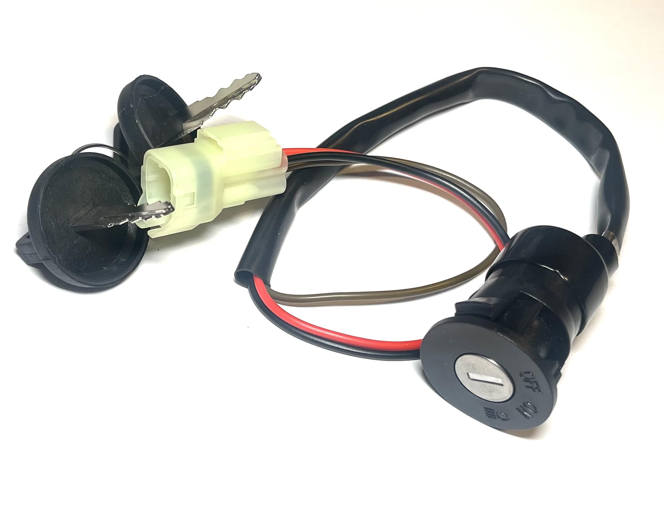 Ignition Switch & Key Assembly for Arctic Cat ATV 2006-09 Utility250 2X4 250DVX 2009-16 Utility300 2X4 300DVX 2017-19 Alterra 300