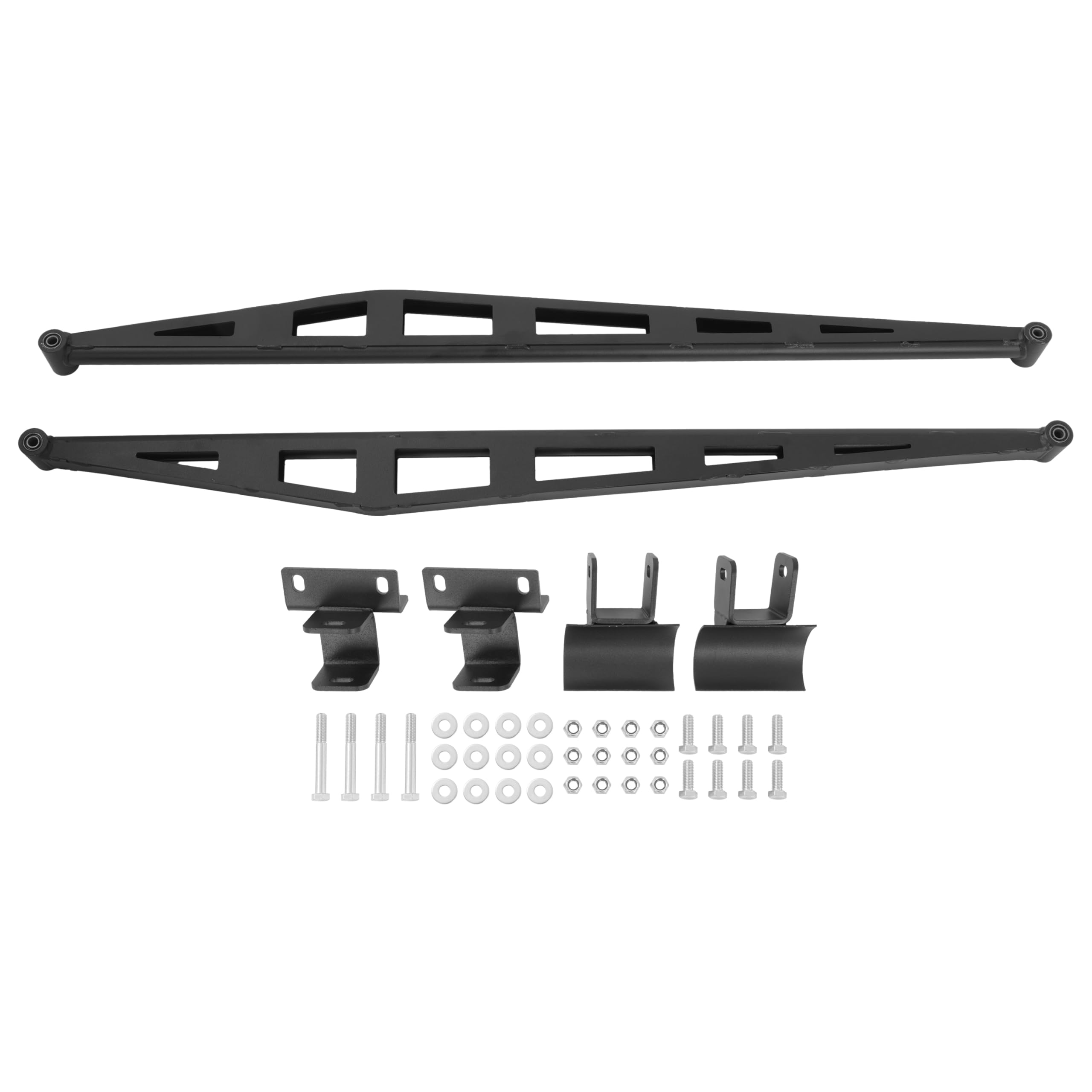 BALOCEO Rear Ladder Traction Tie Bar Compatible with 1999-2004 Ford F250 F350 4WD Short Bed Steel Powder Coated Suspension Mounting Bracket Lift Kit
