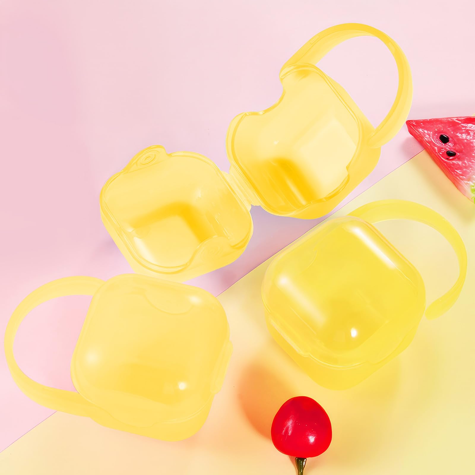 Boîte À Sucettes Bébé 2pcs Silicone Portable Imperméable Sans BPA Voyage