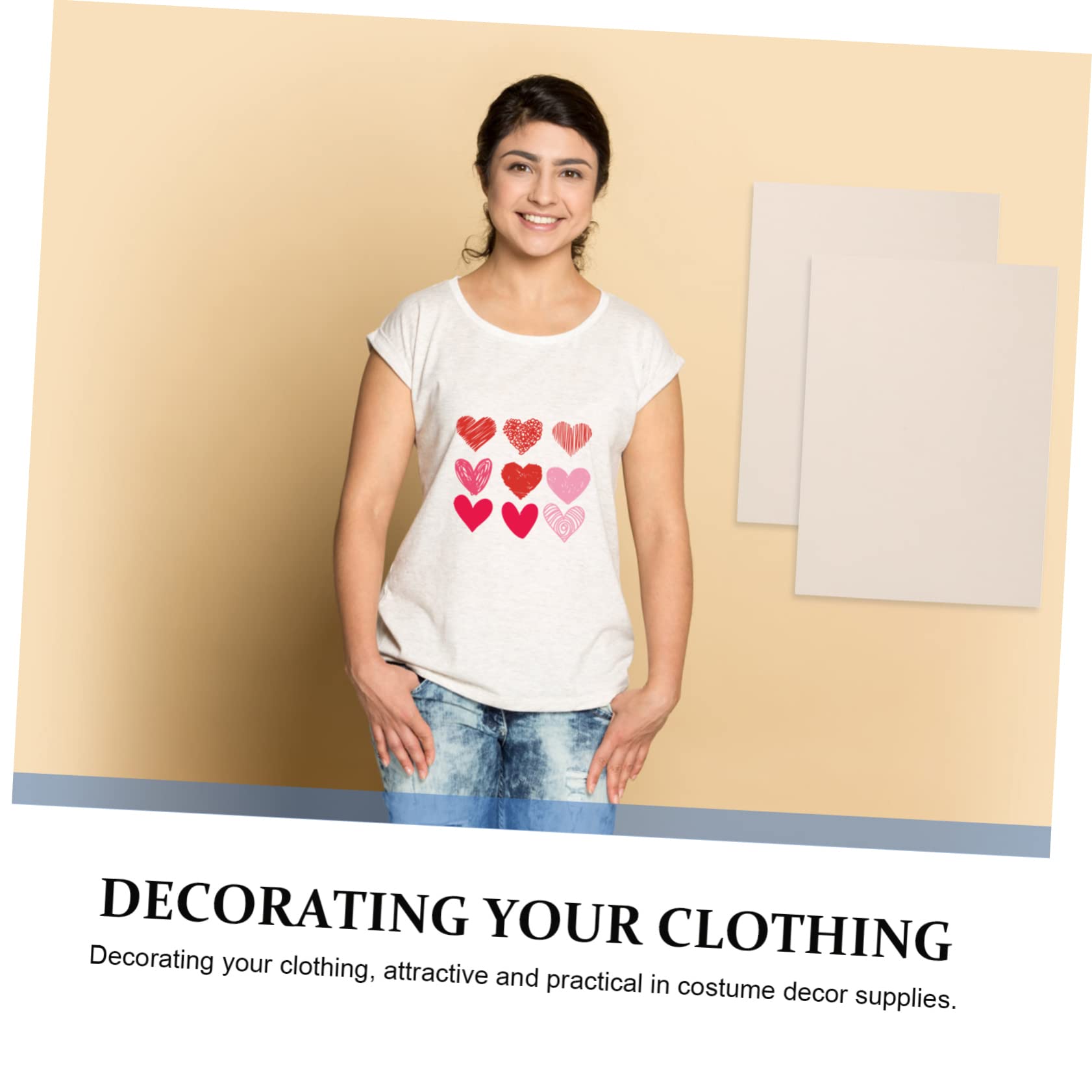 HOMSFOU 100 Blatt Sublimationspapier Aufbügeln Schnelltrocknend Hitzebeständig für Diy T Shirts Kissen Tassen und Textilien Vielseitig Einsetzbar für Designs
