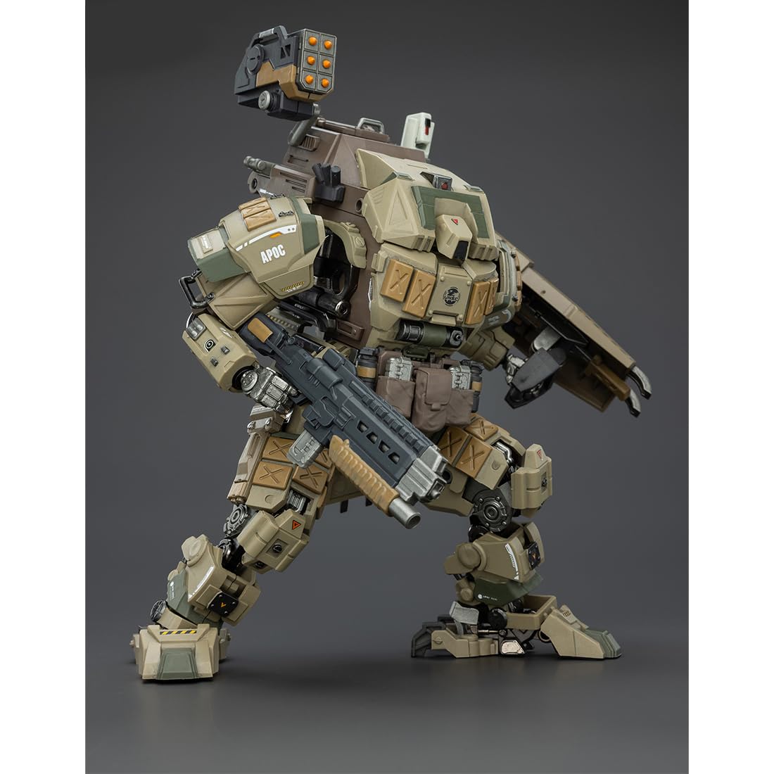 Figura de acción a escala 1/25, modelo militar mecha con articulaciones totalmente articuladas y desmontable, accesorios realistas para exhibición de escritorio, construcción de escenas