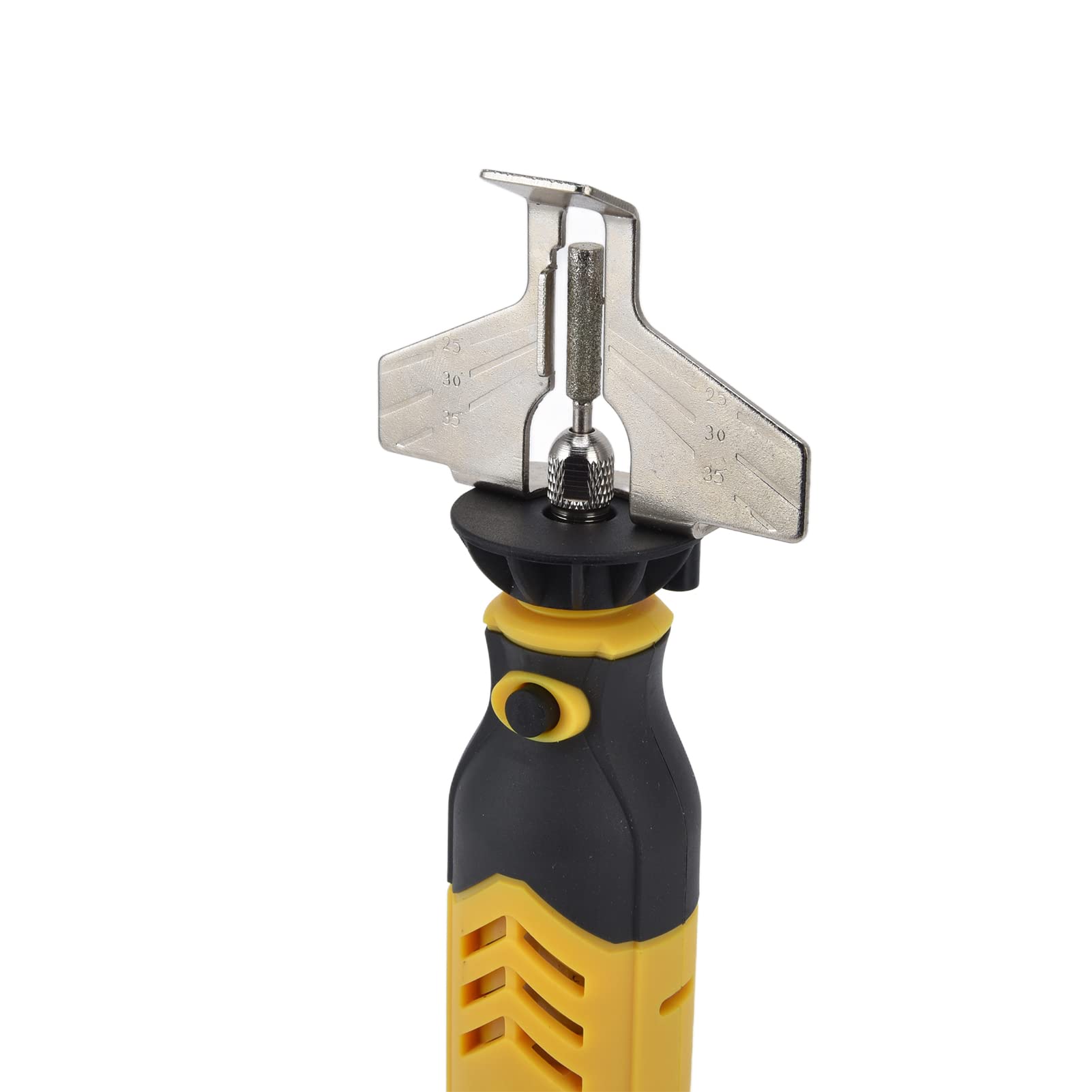 Kit per affilare la Motosega, affilatore rapido Portatile DC3.6V, 5000-18000r min Strumento per affilare Lame per Catene Portatili per la Maggior Parte delle Lame per Moto