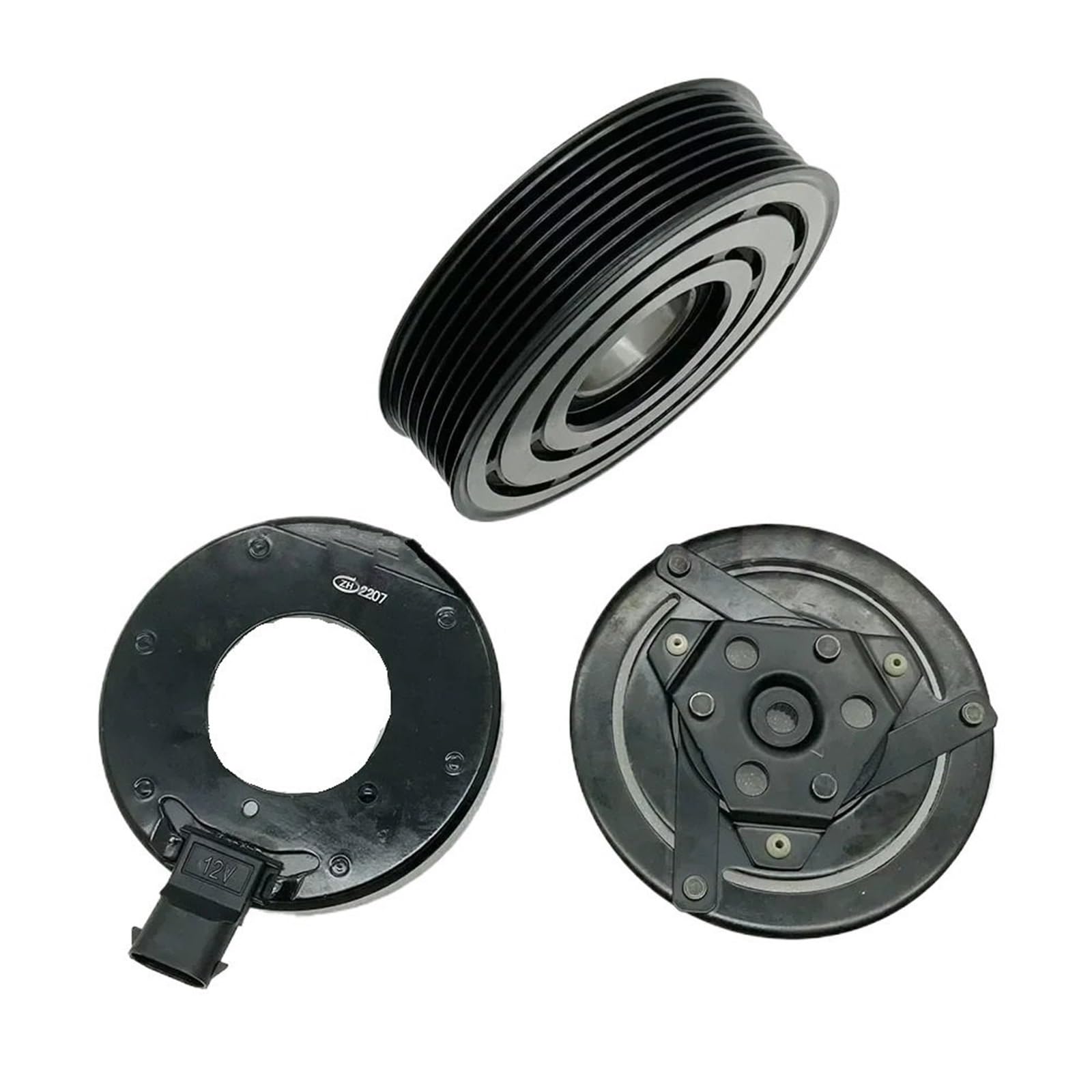 AC Compressor Clutch Fit for Clio 3 Megane Fit for Scenic 2 1.9 2.0 8200309193 8200457418 7711135808 8200053264 AC Compressor Clutch Pulley