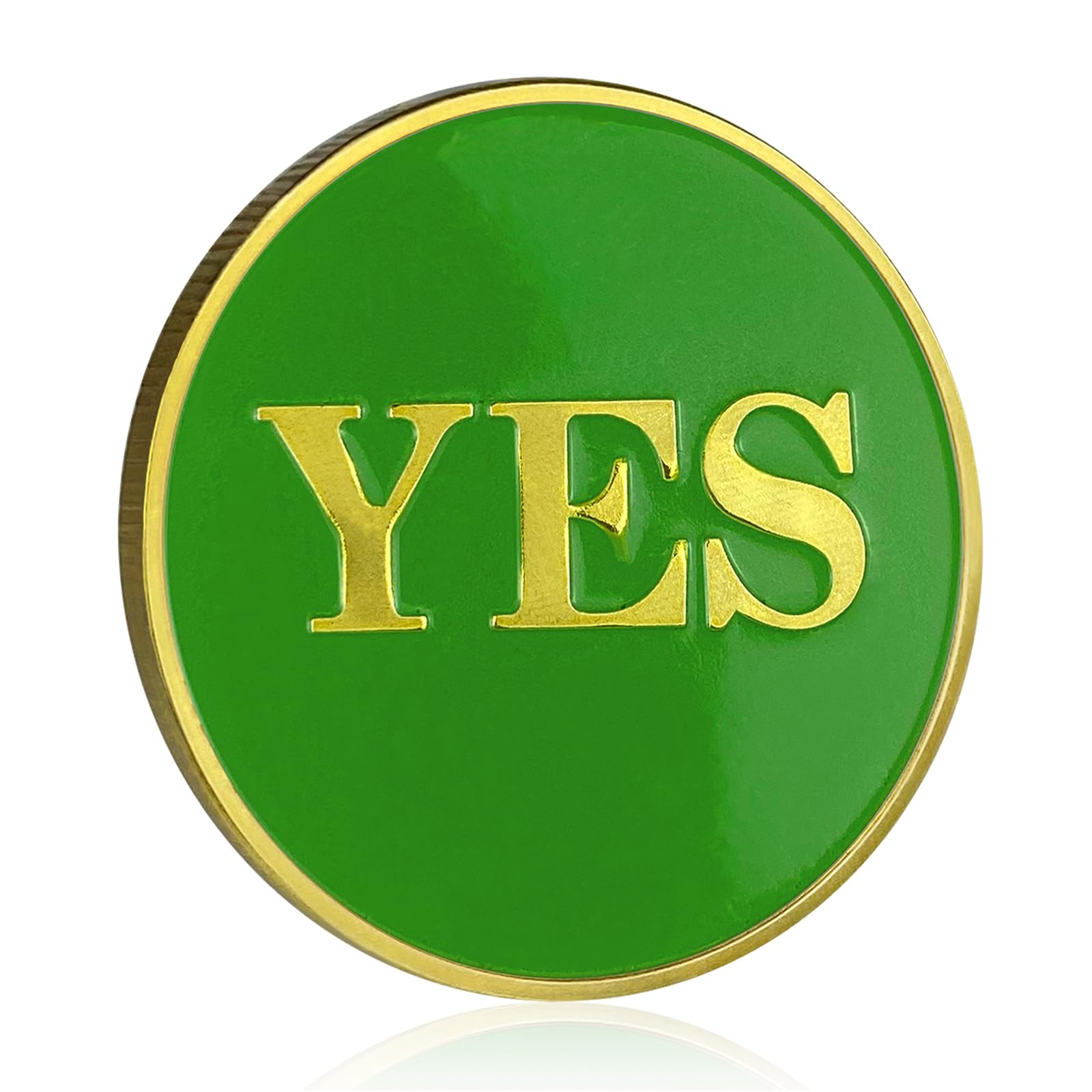 Amazon.co.jp: ERYIWBERIT 2個 Yes No Coin おもしろいディシジョンコイン Yes or No Decision  Maker Coins Destiny Flip Coin ギャグギフト 女性/男性への面白いギフト : ファッション