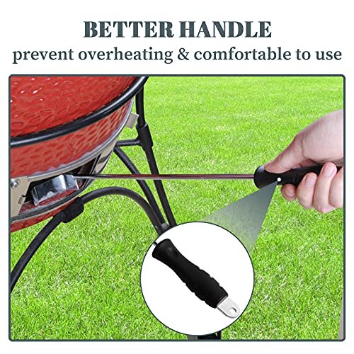 Herramienta para cenizas para parrilla de acero inoxidable 17.5" miniatura 4
