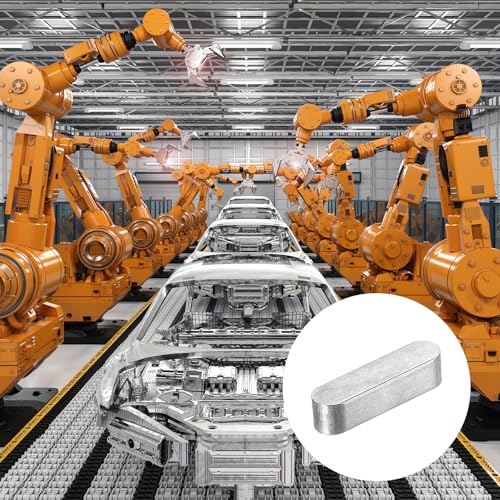 QUARKZMAN 10 Stück Rundkopf-Federkeil, 8x7x30mm Round Ended Passfeder Edelstahl Professioneller Paralleler Antriebswellenkeil für Befestigungselemente der mechanischen Industrie