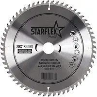 Disco Serra Circular Vídea 7.1/4 (185mm) MDF 60 Dentes SBS185D60 Starflex