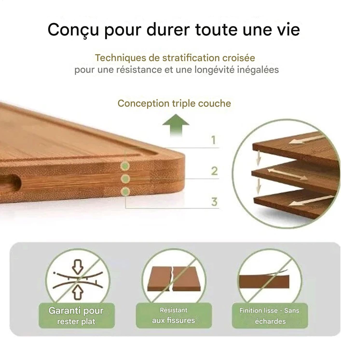 Planches À Découper De Cuisine 3 Pièces Tapis De Découpe À Double Face